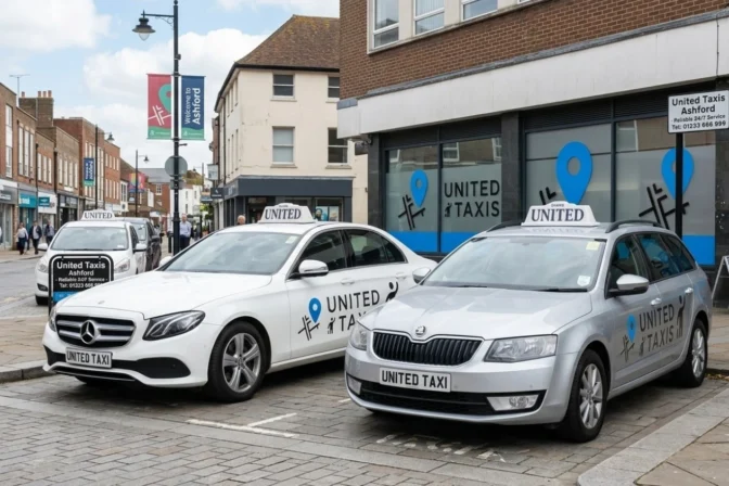 Taxi Firms in Ashford Kent | United Taxis