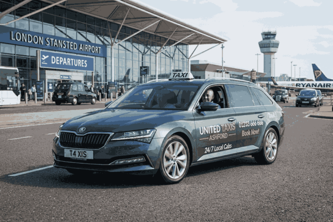 Airport Taxi Ashford to Stansted