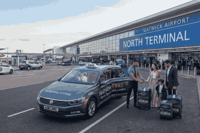 Airport Taxi Ashford to Gatwick
