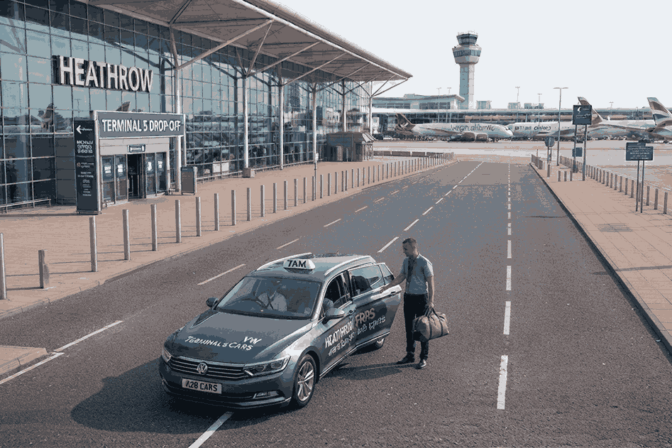 Airport Taxi Ashford to Heathrow