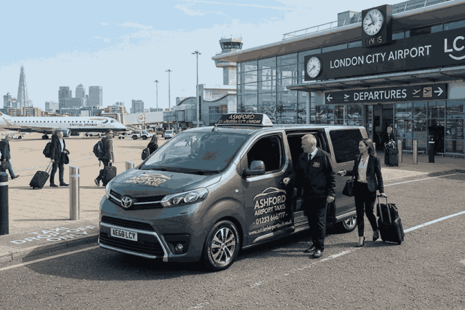 Airport Taxi Ashford to London City
